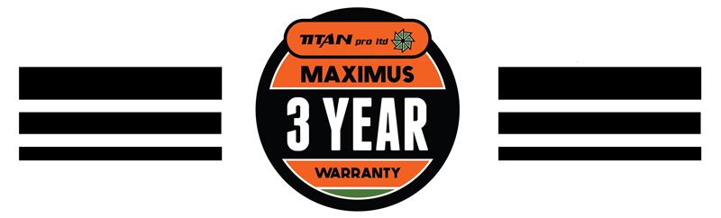 Titan Pro Maximus Warranty
