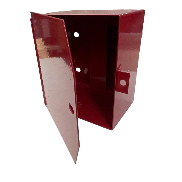 Order a Quality replacement red battery box for the Titan Pro 15HP electric start wood chipper. Also fits legacy 13HP and 14HP electric start models.