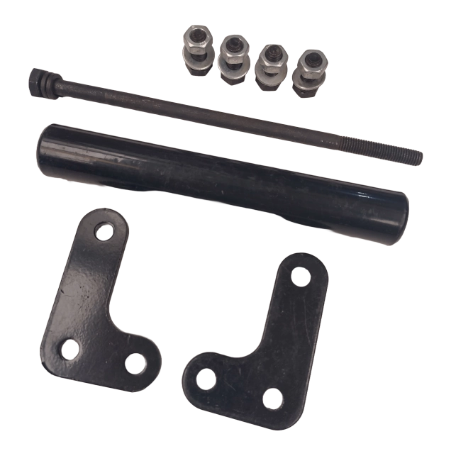 Order a A genuine replacement handle kit for the rear of the chamber on the 15HP chipper.