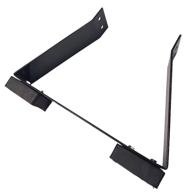 Order a A genuine replacement black steel foot stand Parts 1-2 designed to restore level stability to your Titan Pro 15HP petrol wood chipper. Built to withstand intense engine vibration and prevent dangerous rocking. Also a direct fit for legacy 13HP and 14HP models.