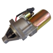 Alternative angle showing the mounting points and drive gear of the Titan Pro 15HP chipper starter motor.