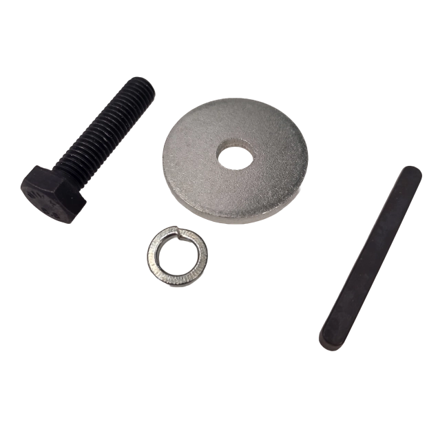 Order a A replacement set comprised of an clutch key a clutch pulley bolt and pair of washers.