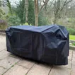 Order  A hard-wearing fully waterproof black fabric cover designed to effortlessly protect your machinery from the elements. COMPATIBILITY Perfect fit for the Mule Tracked Barrow as well as large outdoor tables. DIMENSIONS 1700mm L x 940mm W x 710mm H. OFFERS Includes Free UK Delivery