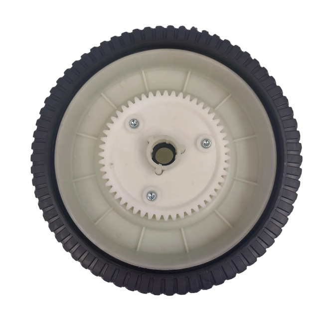 Order a A genuine replacement wheel for the Titan Pro TPSP42/TPSP48 42 and 48 lawn sweeper.