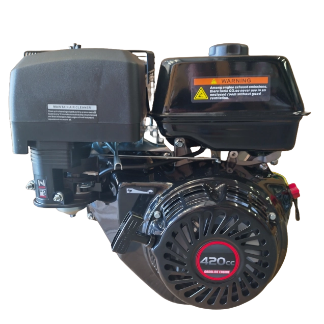 Order a A powerful 15HP engine that is suitable for chippers shredders and a whole host of other garden machines. These 15HP engines have fantastic power and have been proven in the UK for over 15 years at a great low price. These small petrol engines are also fantastic for go-karts and many other machines for which a small petrol engine is required.