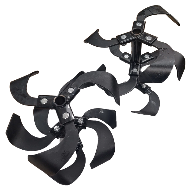 Order a A genuine replacement tine assembly for the PTO rotavator attachment designed for use with the TP1100BE-6 9HP diesel tiller rotavator.