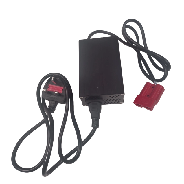 Order a A genuine replacement battery charger for the battery-powered barrows.