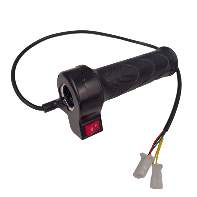 Order a A genuine replacement speed regulator handle for the electric tracked barrow.