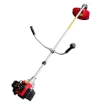 Order  The most powerful professional petrol brushcutter in the Titan Pro range designed to effortlessly clear edges and heavy undergrowth. POWER High-performance 43cc 2-stroke engine with easy-start technology. BUILD Superior one-piece shaft and vibration-suppressed bullhorn handles. OFFERS Includes 3-Year Warranty