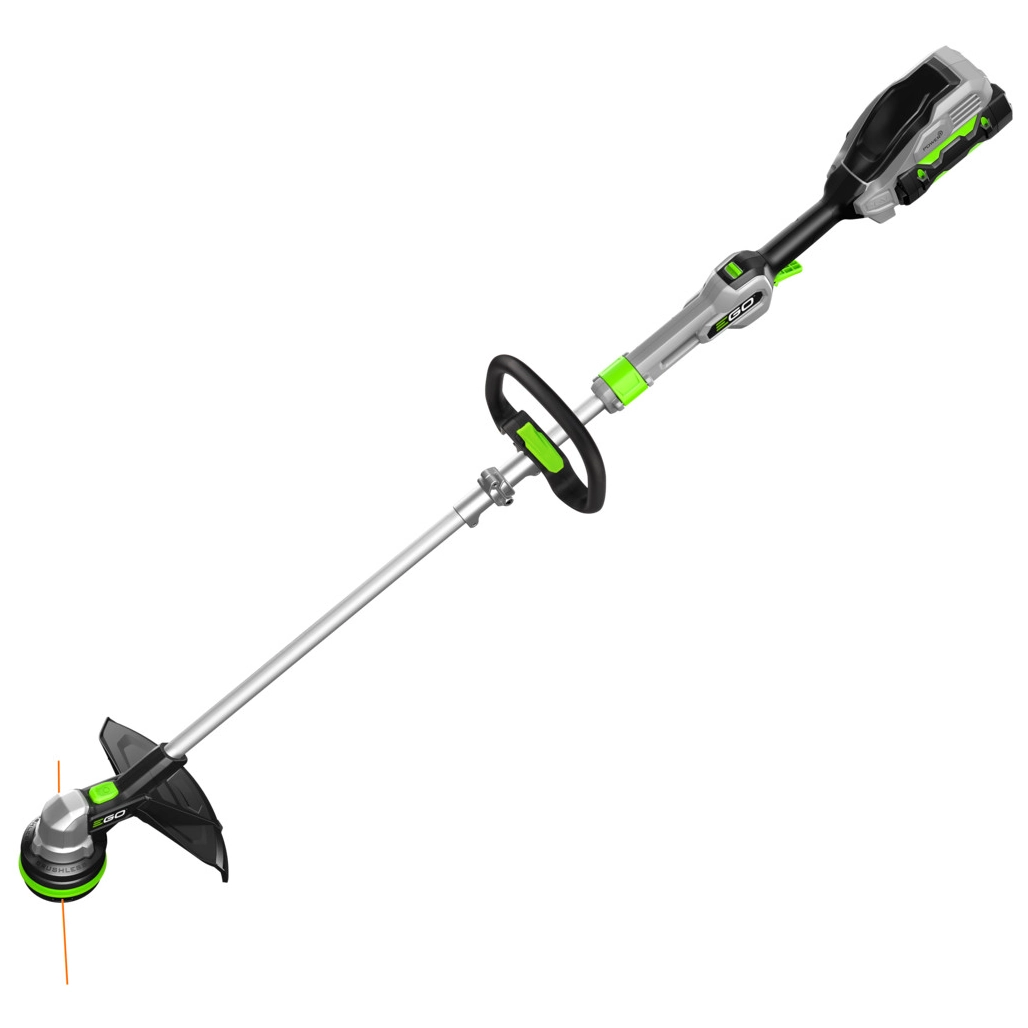 Order a Cordless grass trimmer with Powerload a 35cm cut 2-speed brushless motor and up to 60-min runtime. Includes 2.5Ah battery  charger.