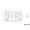 Base Plate Technical Drawing