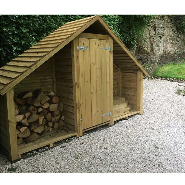 Order a The Matlock log store is a true feature piece  the pictures speak for themselves It is a fully pressure-treated store with central storage and a kindling shelf alongside overlap roof side and back panels.