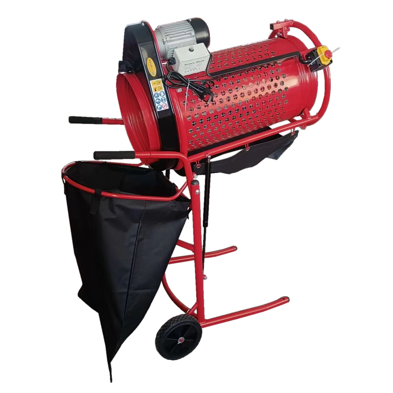 Order a Refine soil and compost effortlessly with the Titan Pro Rotary Sieve. Its 375mm rotating drum quickly separates stones clumps and debris to produce fine garden-ready material.  --- ELECTRIC PERFORMANCE High-torque 360W motor ensures consistent results.  --- VERSATILE DESIGN Ideal for potting seeding and landscaping. --- BUILT TO LAST Features a durable steel frame with an adjustable tilting drum for maximum efficiency.