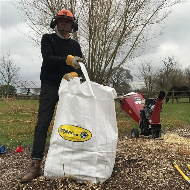 Order a Speed up your log seasoning and effectively manage garden waste with our heavy-duty ventilated bulk bags. Manufactured from breathable 180g/mtr fabric to prevent rot and featuring four strong lifting loops for easy transport. Available in 400KG Size 1 and 500KG Size 2 capacities with fantastic multi-buy discounts available on 5-packs