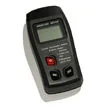Digital humidity tester with the protective plastic cap secured safely over the testing electrodes.