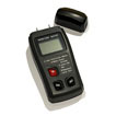 Digital humidity tester with the protective plastic cap secured safely over the testing electrodes.